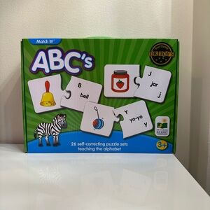 The Learning Journey ABC's Teach The Alphabet Puzzle Match It 26PC